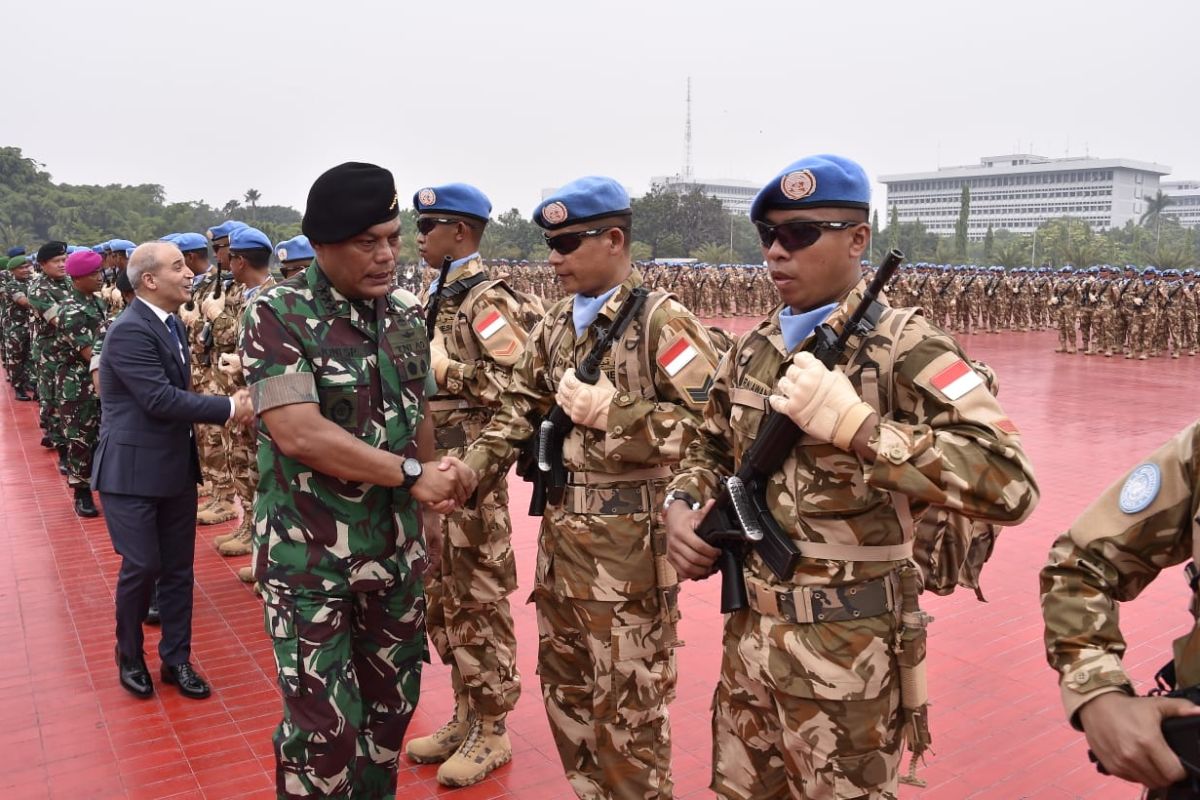 Kasum TNI lepas 1.234 diplomat militer ke daerah misi PBB di Lebanon