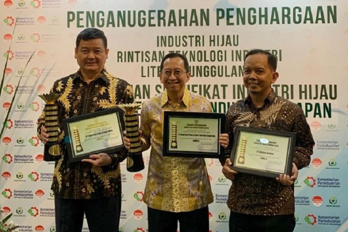 APP Sinar Mas terima penghargaan Kemenperin atas komitmen penerapan industri hijau