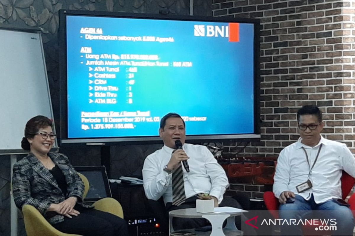 BNI siapkan dana tunai Rp2 triliun hadapi Natal-Tahun Baru di Sulut-Gorontalo