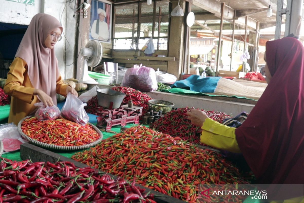 Hargai cabai di Banjarmasin anjlok