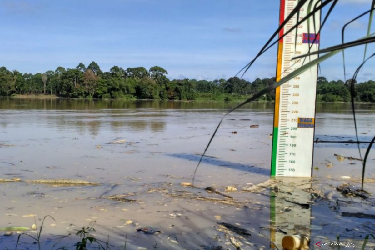 Debit air Sungai Batanghari meningkat signifikan, BPBD bersiap diri