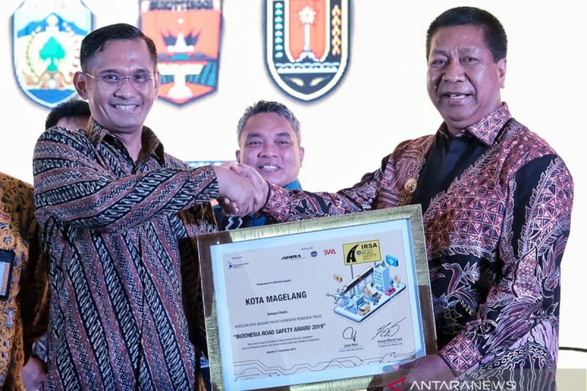 Terapkan program keselamatan pengendara,Kota Magelang raih IRSA 2019