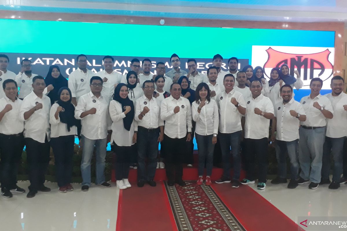 Edy Rahmayadi dilantik sebagai Ketua Umum Ikatan Alumni Smansa