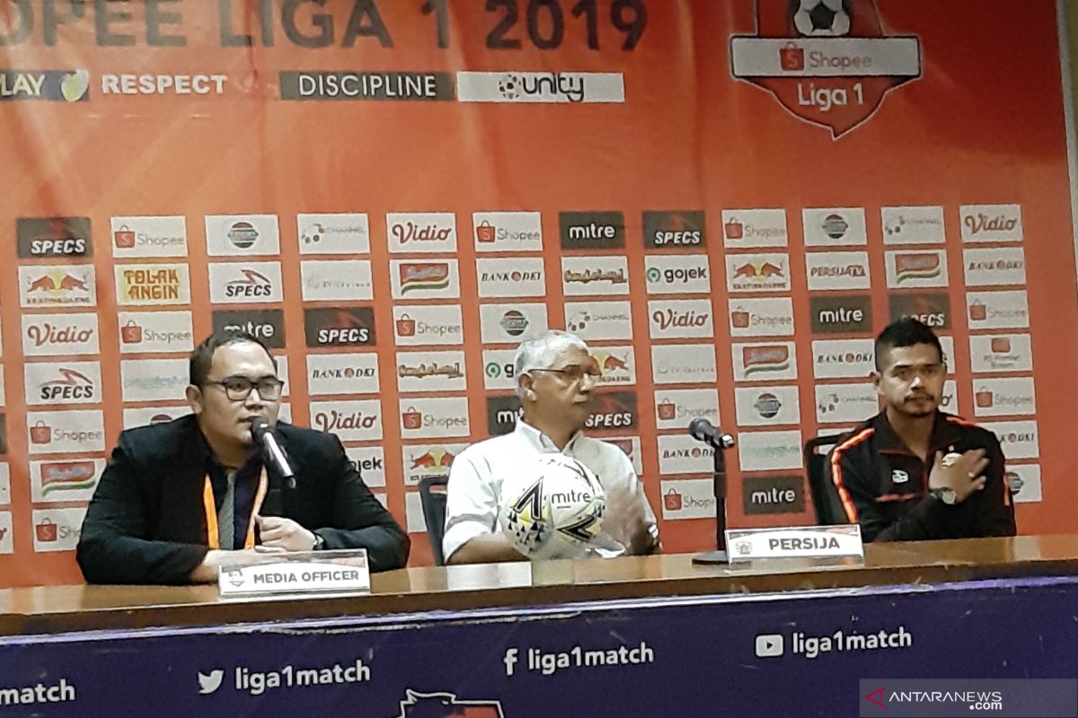 Pelatih Persija kecewa tak bisa berikan kemenangan untuk Bepe