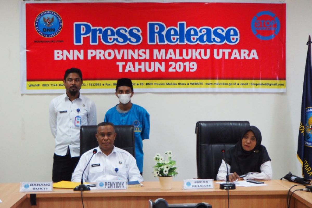 BNNP Malut-BNNK Tidore tangkap buronan napi narkoba Lapas Sorong