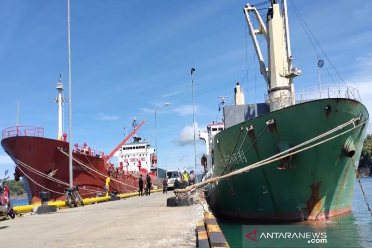 Kapal ekspor CPO ke India kembali sandar di Pelabuhan Calang