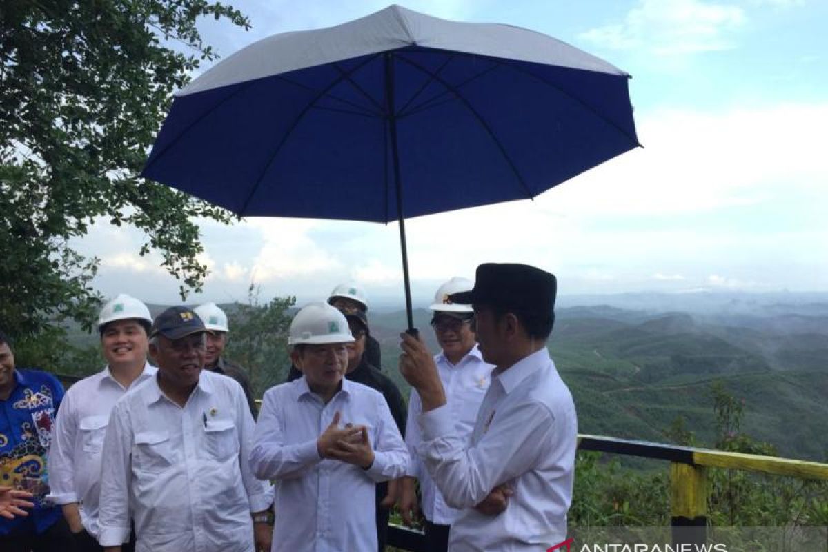 7 Menteri dampingi Presiden Jokowi tinjau lokasi ibu kota negara baru