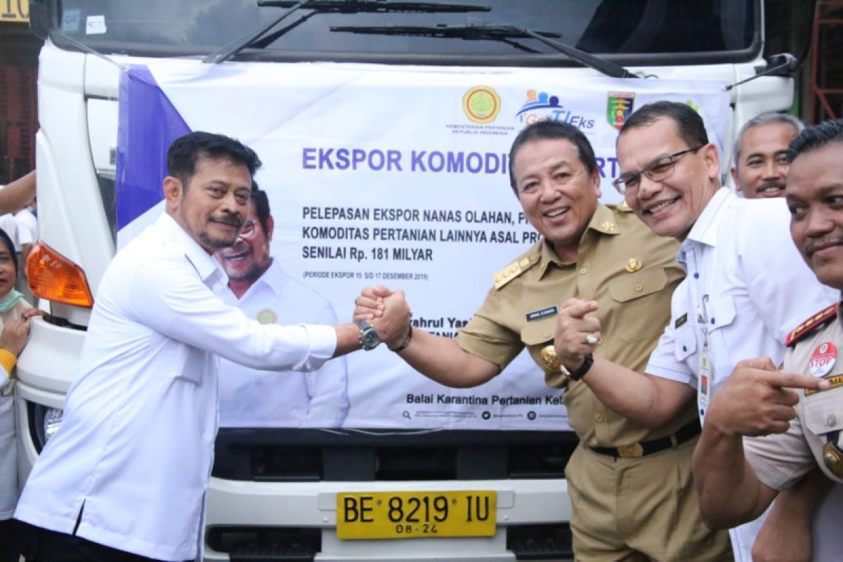 Mentan: Gubernur punya energi jadikan Lampung lokomotif pertanian