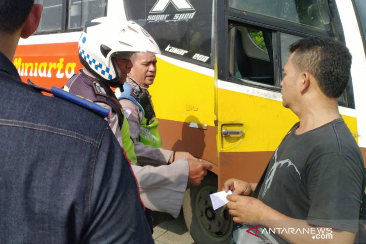 Ramcek kendaraan jenis bus di Bogor akan dilakukan sampai tahun baru 2020