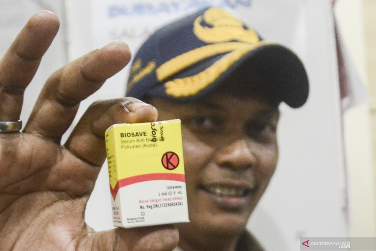Kementerian Kesehatan petakan kebutuhan serum antibisa, menyusul kemunculan kawanan ular