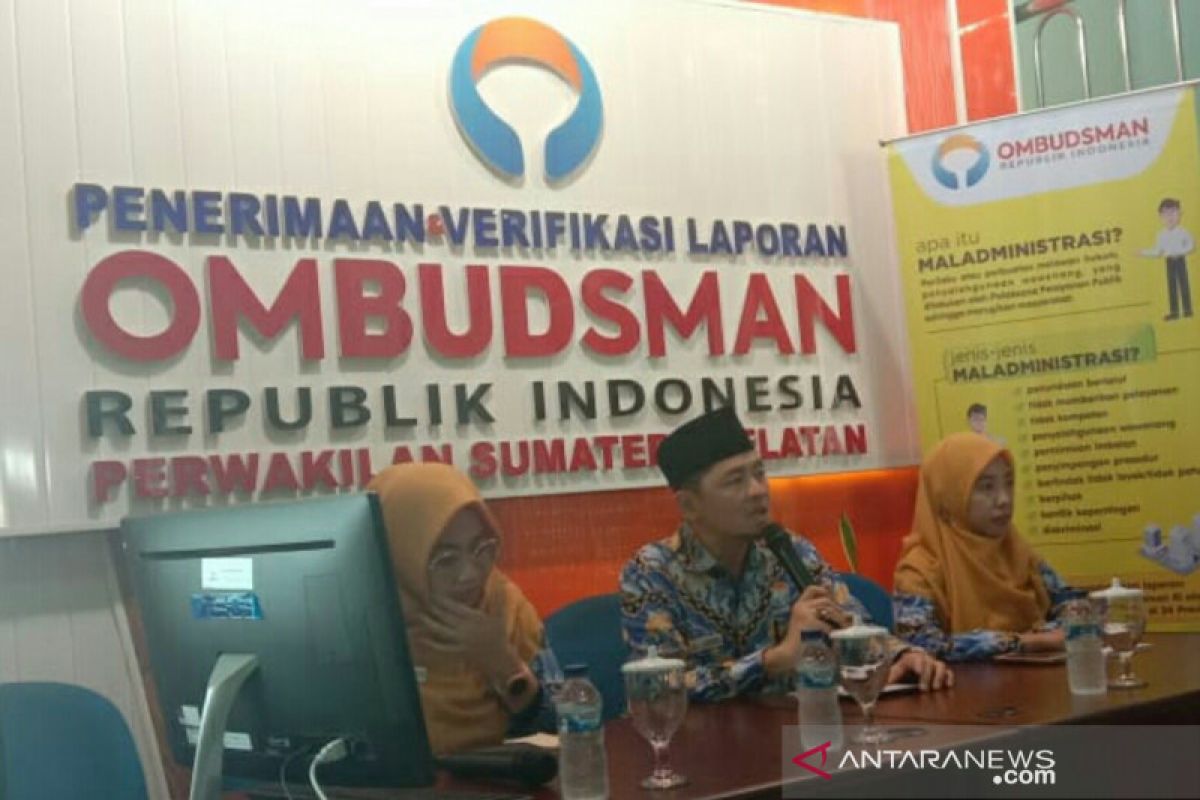 Ombudsman Sumsel terima 128 pengaduan masyarakat