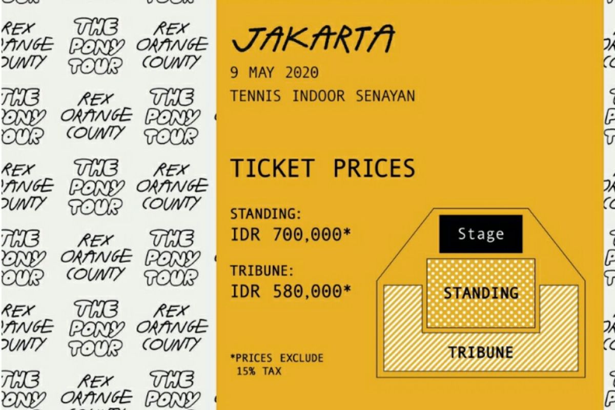 Tiket konser Rex Orange County mulai dijual