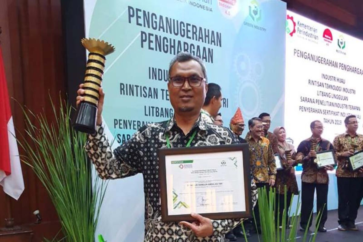 SBA raih penghargaan sertifikat industri hijau