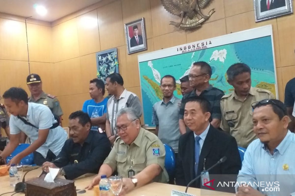 Kericuhan Satpol PP Babel dengan penambang di Belitung berakhir damai