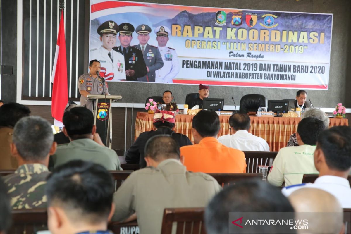 Polresta Banyuwangi terjunkan 441 personel  amankan Natal dan Tahun Baru 2020