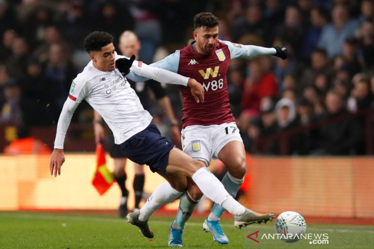 Pelatih Liverpool U-23 mengaku bangga walau dihajar Aston Villa