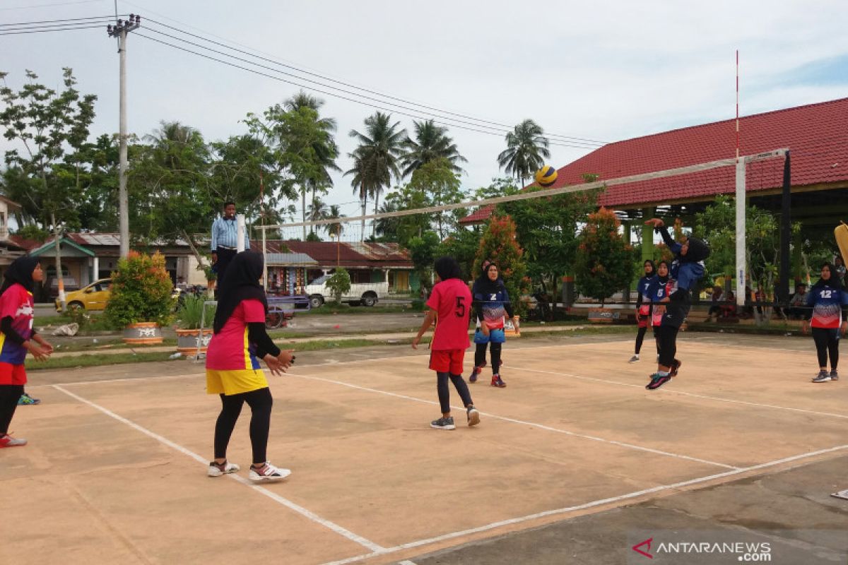 Rantau Kopar akan hadapi Balai Jaya di final voli putri Porkab Rohil