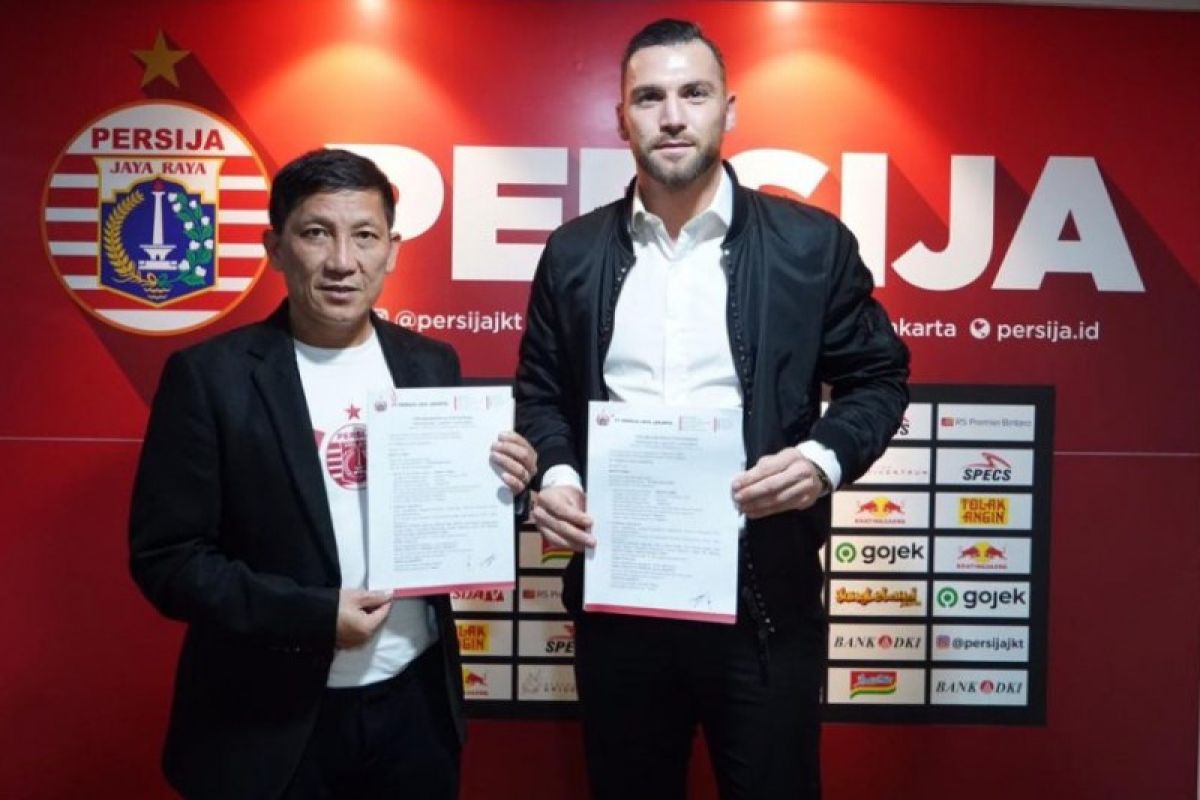 Persija perpanjang kontrak striker Marko Simic selama tiga tahun