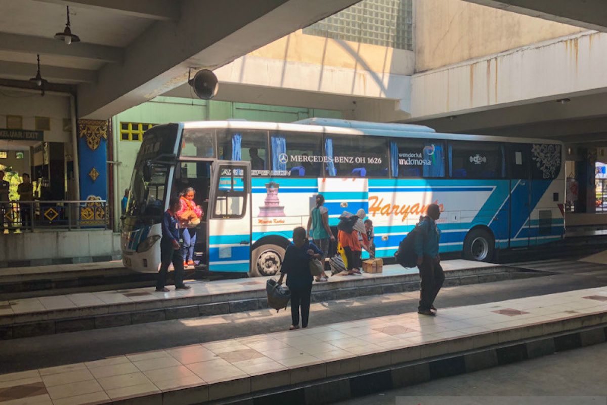 Terminal Giwangan akan dipadati sekitar 15.000 penumpang