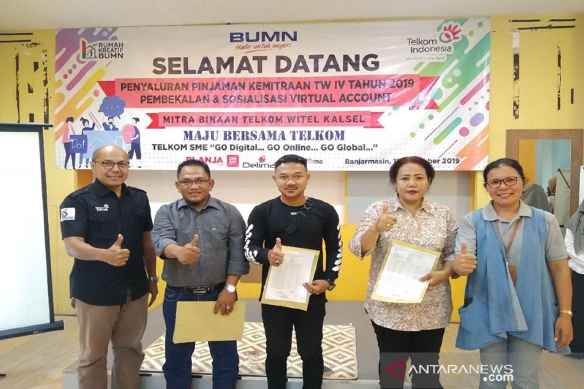 Telkom salurkan dana  Rp1,205 miliar kepada 31 mitra binaan