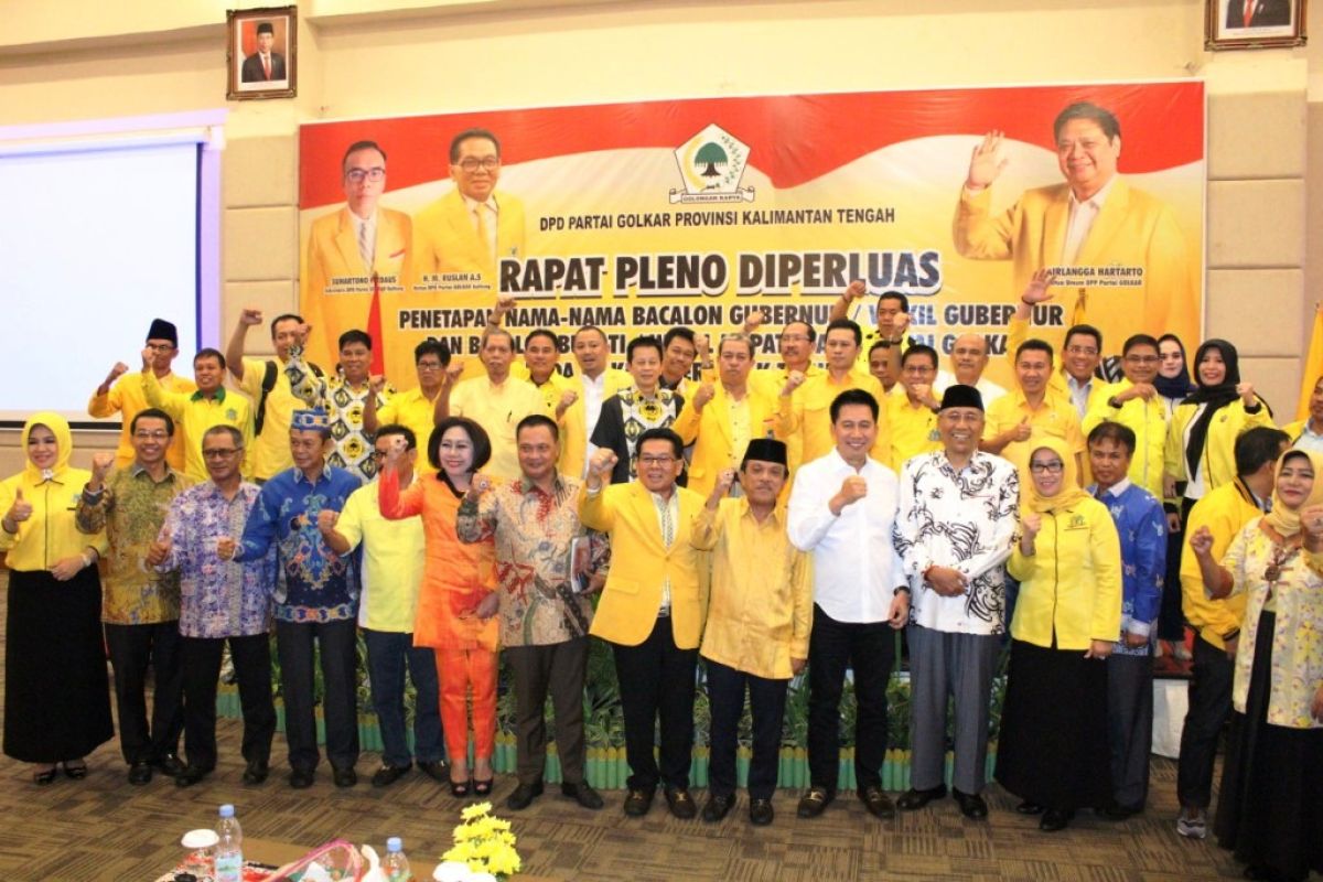 Tujuh tokoh berebut rekomendasi Golkar maju di Pilkada 2020 Kalteng