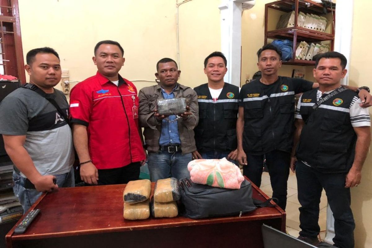 Bawa ganja dari Aceh tujuan Belawan, Saiful ditangkap Polisi Langkat