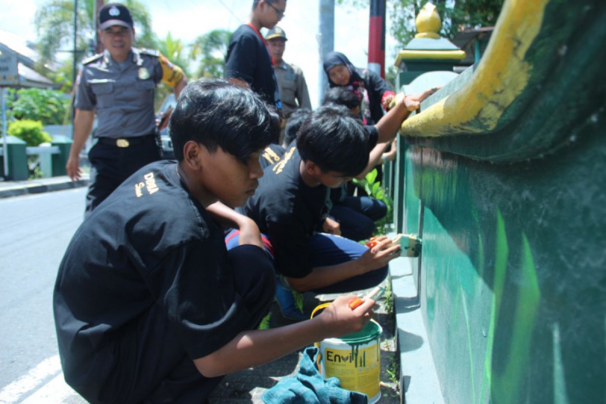 Puluhan pelajar di Sleman ikut pembinaan pemuda antivandalisme dan perkelahian