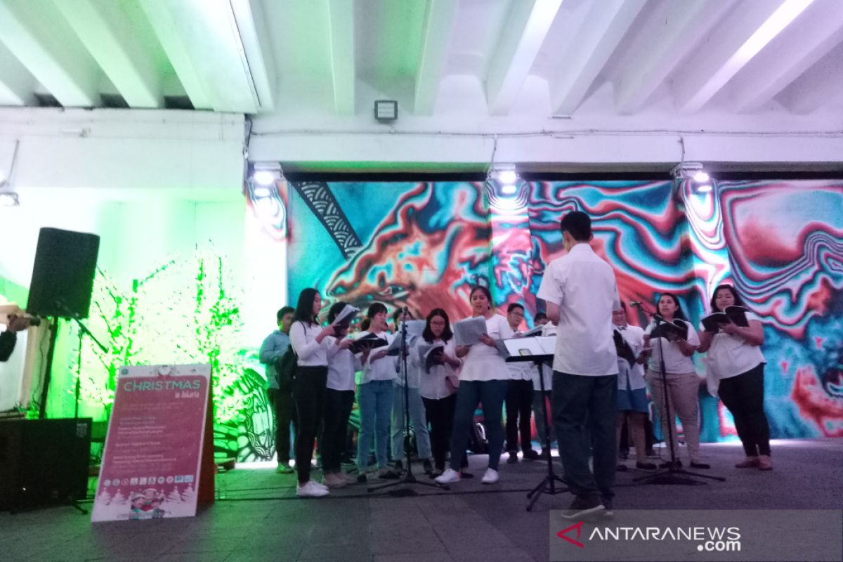 Masyarakat Jakarta antusias nikmati hiburan 'Christmas in Jakarta'