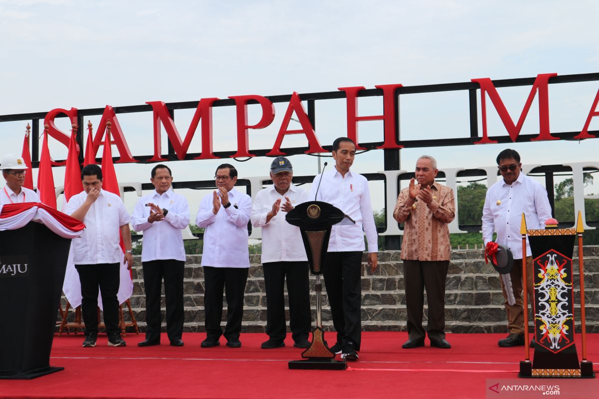 Presiden Jokowi resmikan pengolahan sampah modern Manggar di Balikpapan