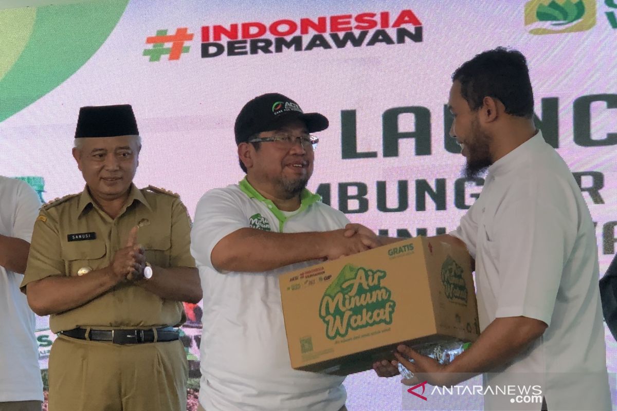 ACT bersama Global Waqaf luncurkan lumbung air minum wakaf gratis