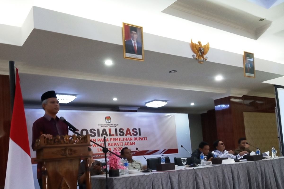 Sejak Pilkada langsung, KPU: belum ada calon perseorangan maju di Agam