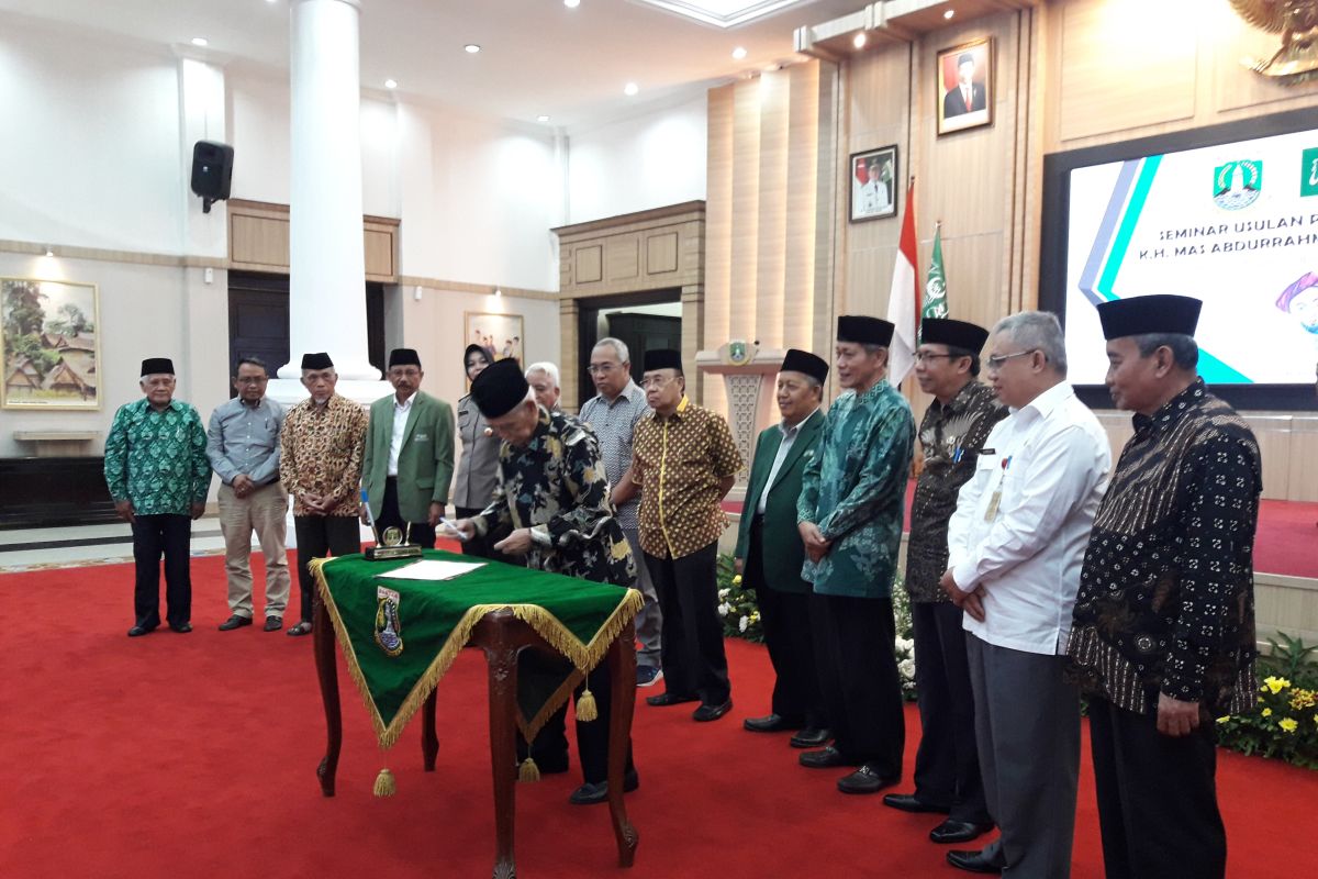 Tokoh Banten dukung KH Mas Abdurachman pahlawan nasional