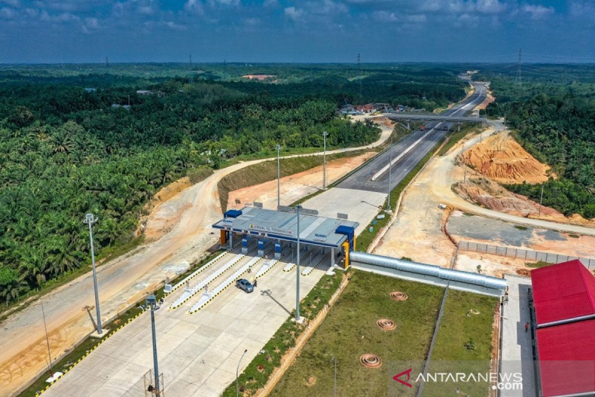 Saat Natal dan Tahun Baru, sebagian Tol Pekanbaru-Dumai digratiskan