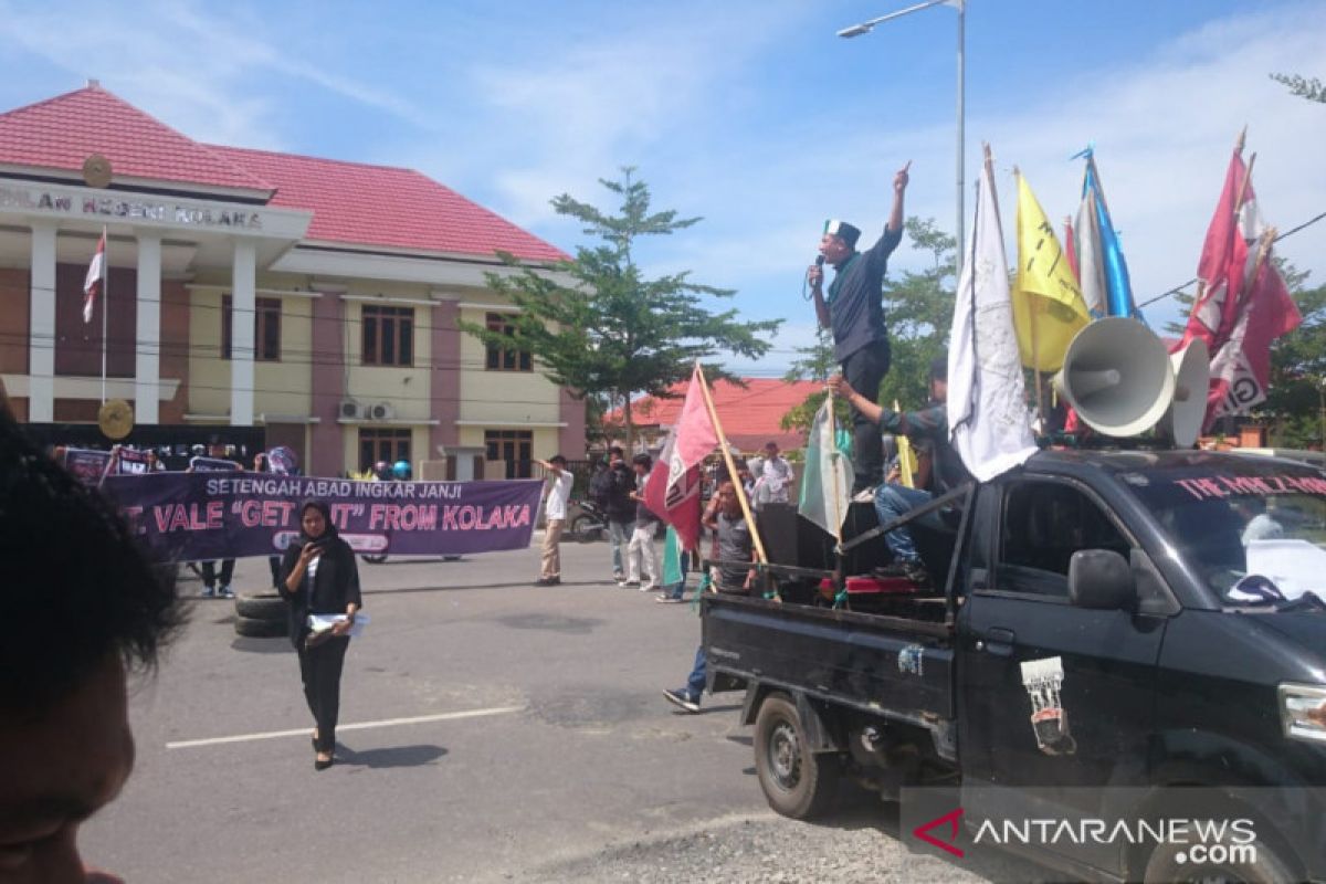 Koalisi mahasiswa dan pemuda tolak PT Vale di Kolaka