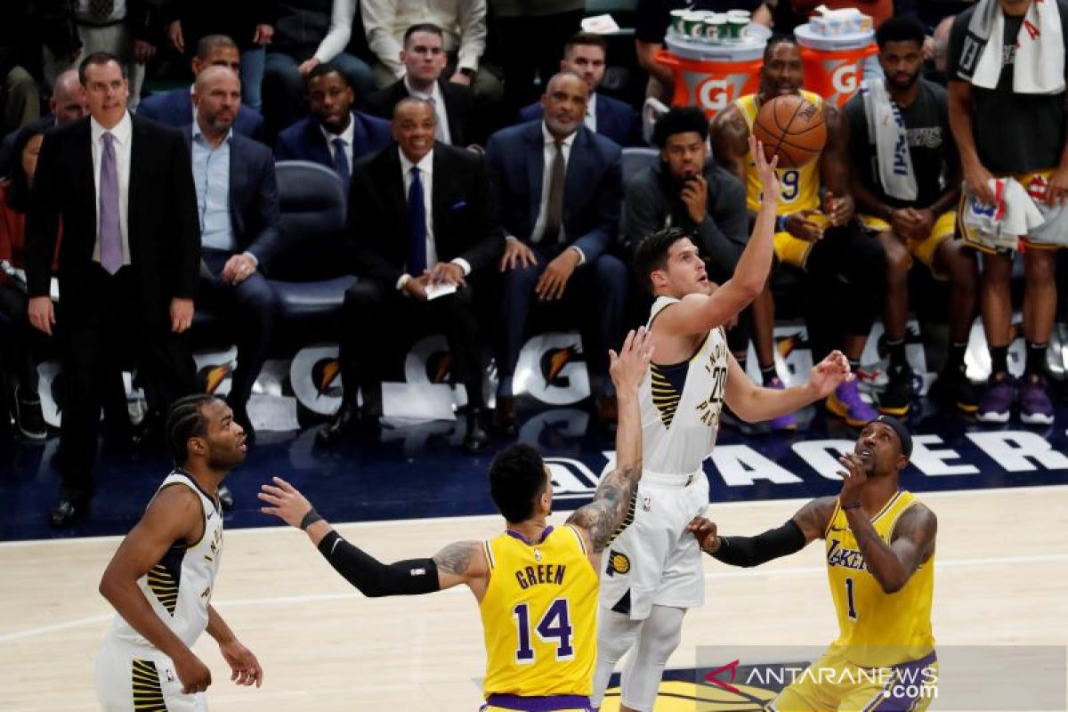 Pacers akhiri 14  kemenangan tandang beruntun Lakers