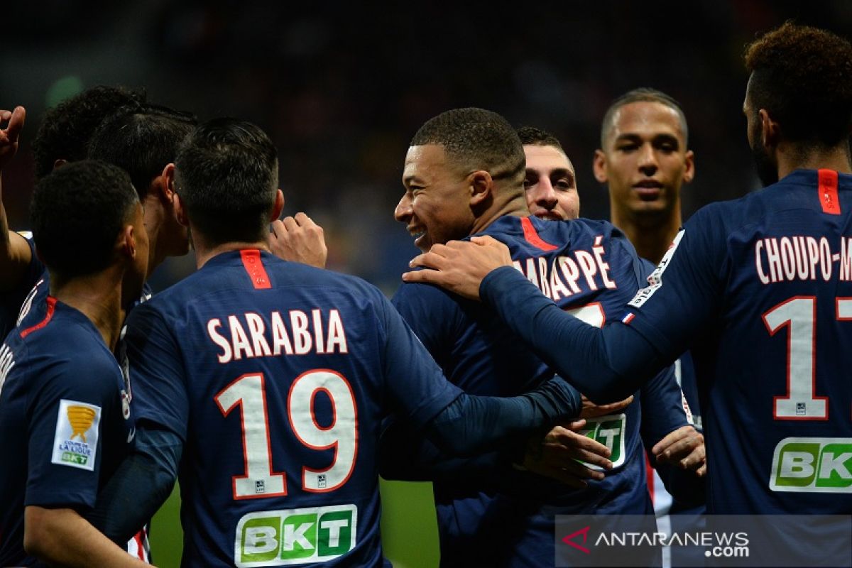 PSG, Lyon dan juara bertahan melaju ke perempat final Piala Liga Prancis