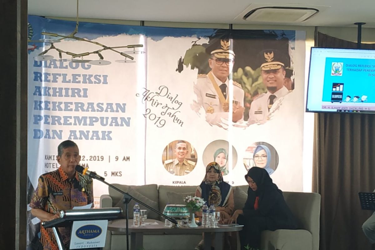 DPPPA Sulsel diskusi akhir tahun tekan kekerasan perempuan dan anak