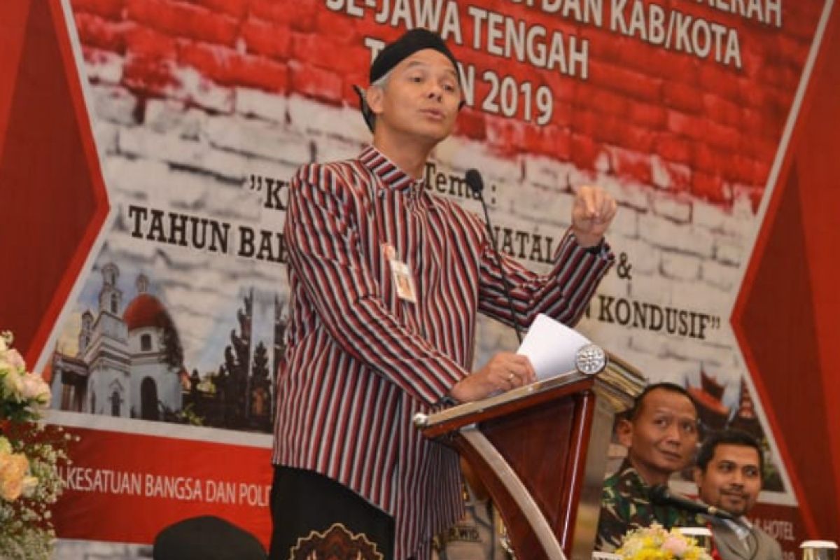 Pastikan Natal-Tahun Baru aman, Ganjar kumpulkan forkopimda se-Jateng