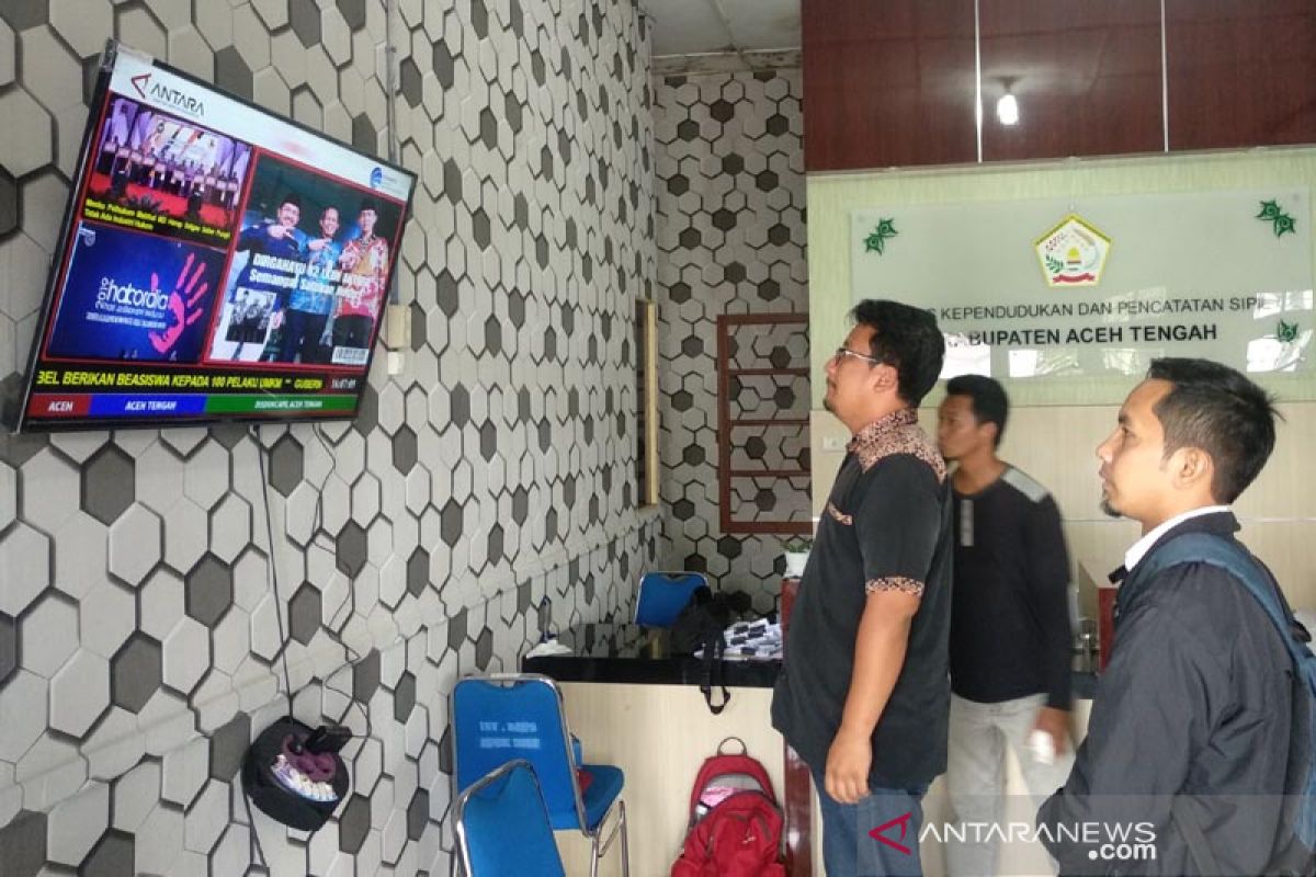Antara digital media hadir di tiga pusat pelayanan publik di Aceh Tengah