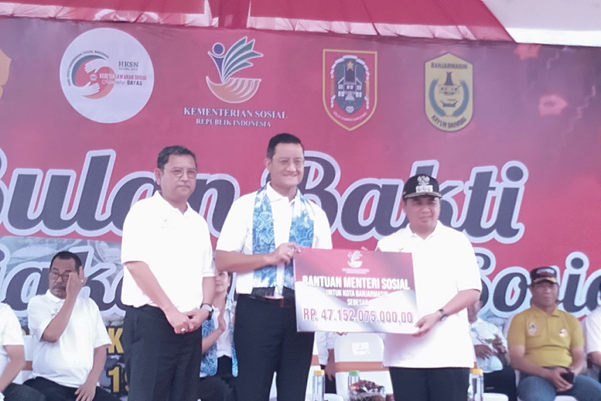 Banjarmasin receives IDR47 billion from Social Ministry
