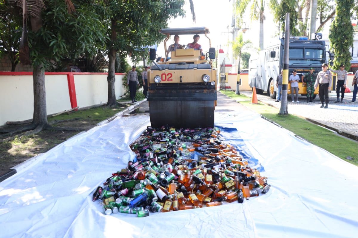 Pemusnahan mikol awali Operasi Lilin Seligi 2019 di Karimun