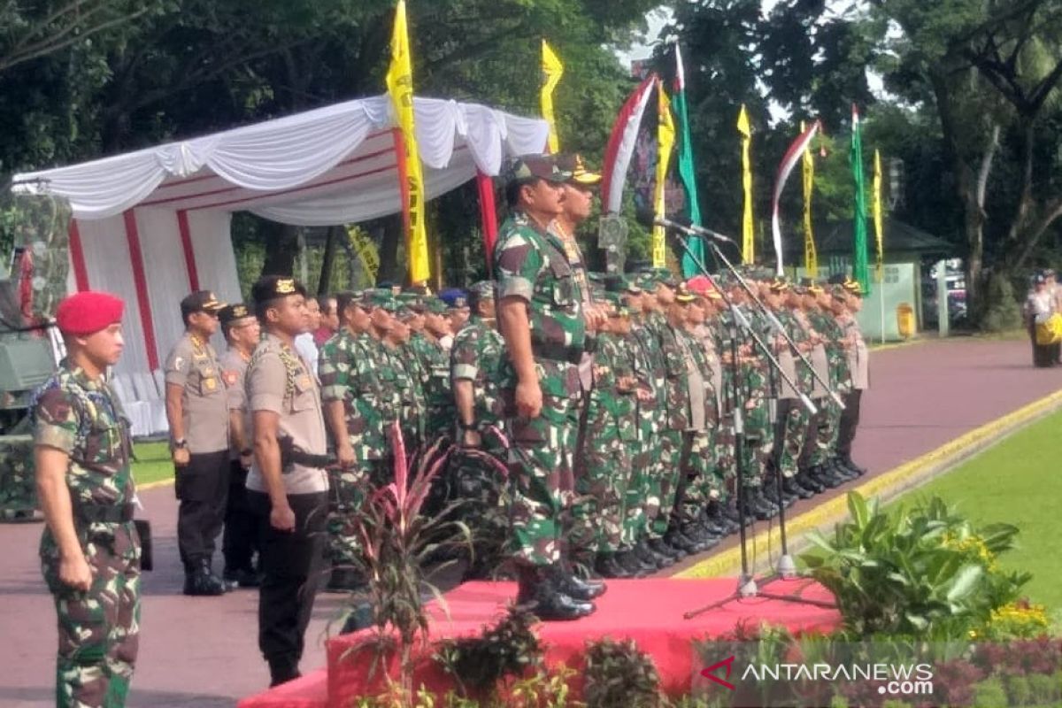 Panglima TNI pimpin Apel Gelar Pasukan Operasi Lilin Toba 2019