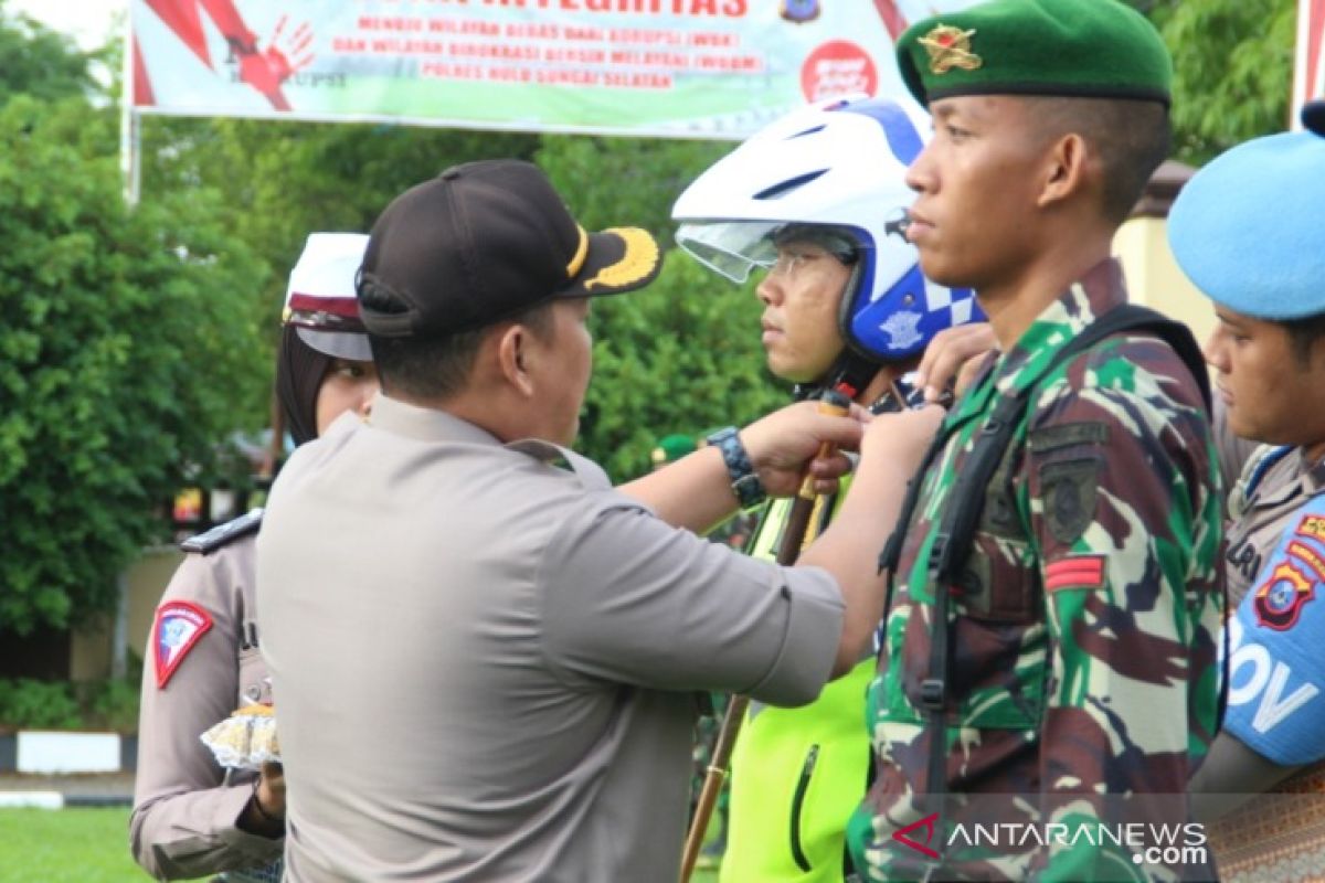 Polres HSS apel gelar pasukan operasi kepolisian Lilin Intan 2019