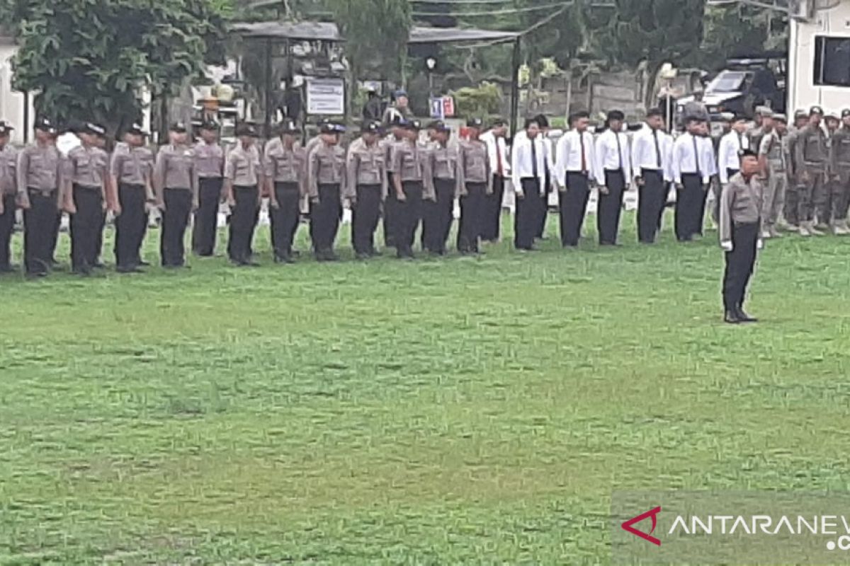 Polres Bangka menggelar apel pasukan Operasi Lilin 2019