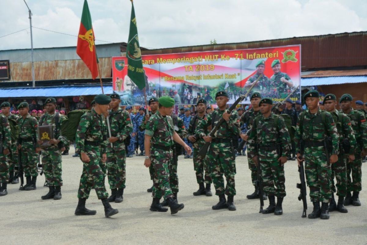 Kasdam Cenderawasih pimpin upacara Hari Infanteri di Papua