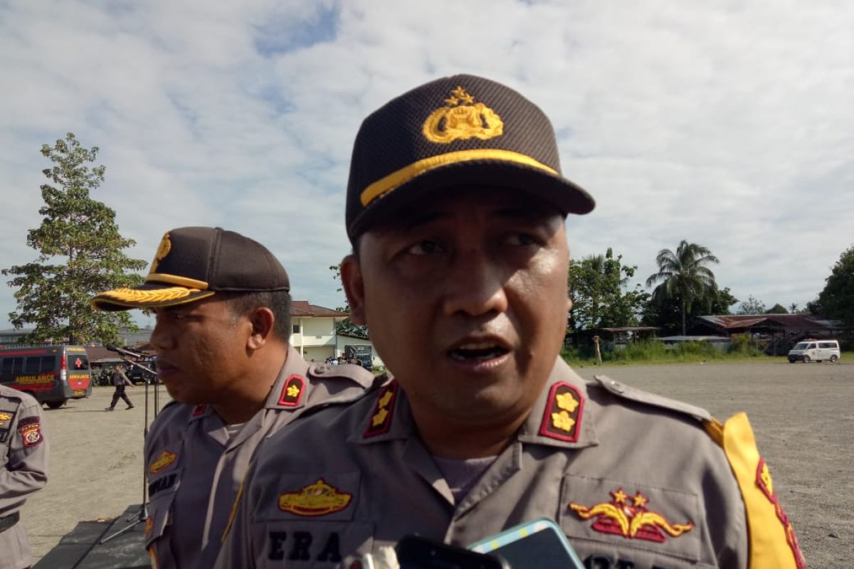 Kapolres Mimika ingatkan anggota waspada saat patroli di daerah rawan