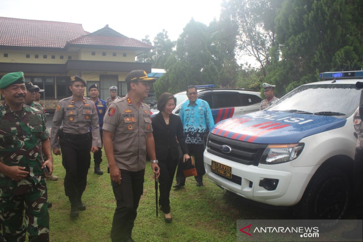 Polres Bangka Tengah dirikan lima Pos Pengamanan Natal dan Tahun Baru