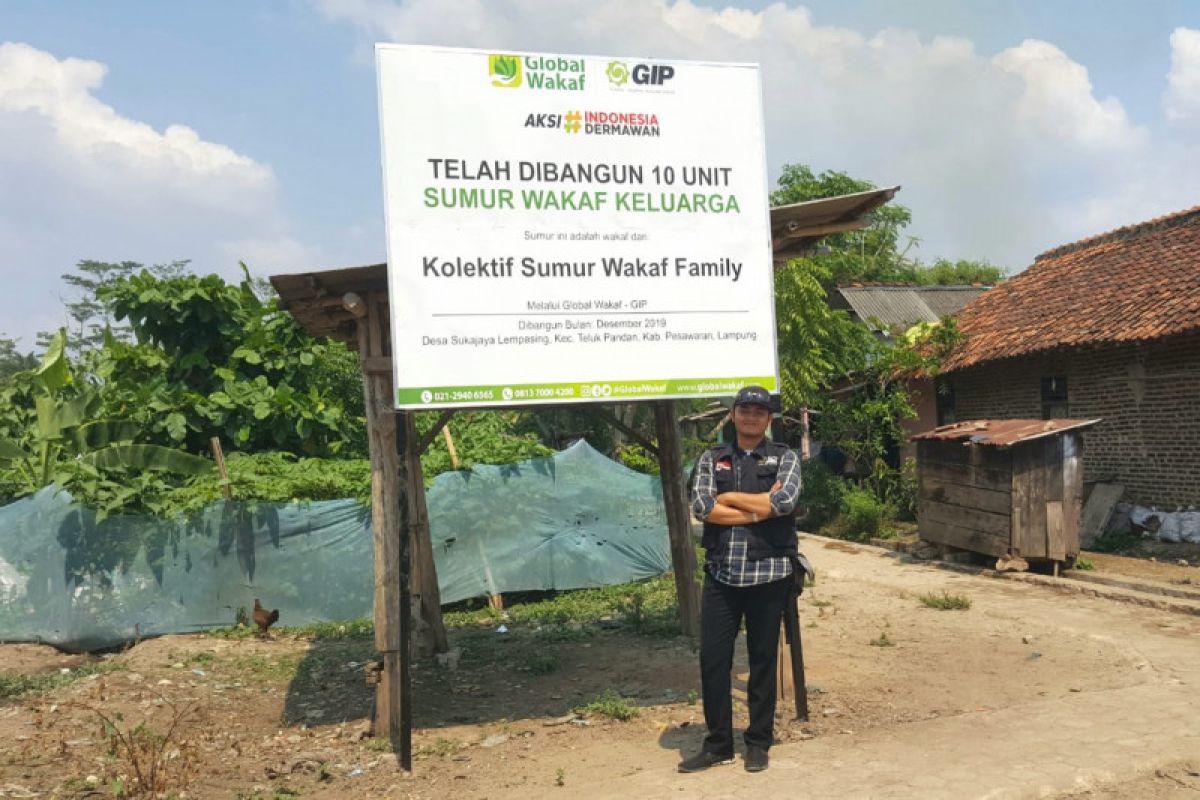 ACT Lampung beri sumur bantuan kepada warga