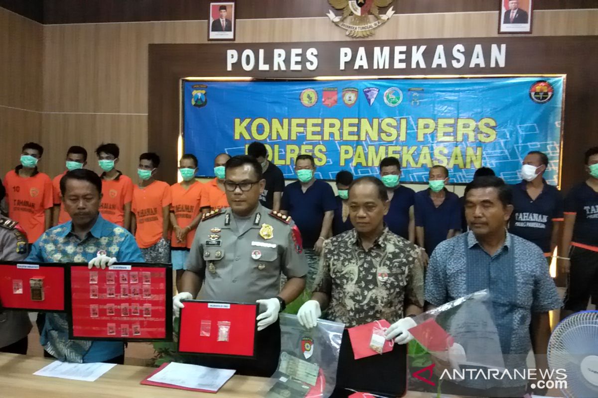 14 tersangka kriminal ditangkap Polres Pamekasan