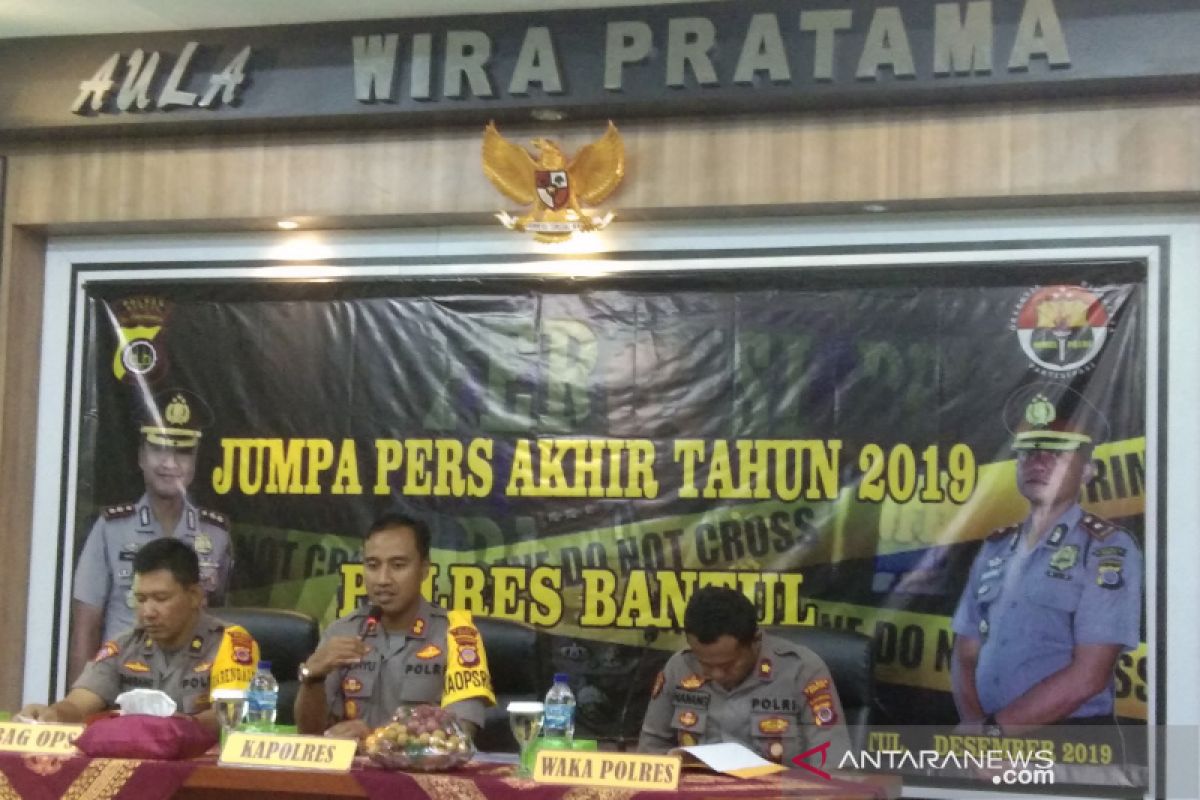 Polres Bantul tangani 764 kasus kejahatan sepanjang 2019